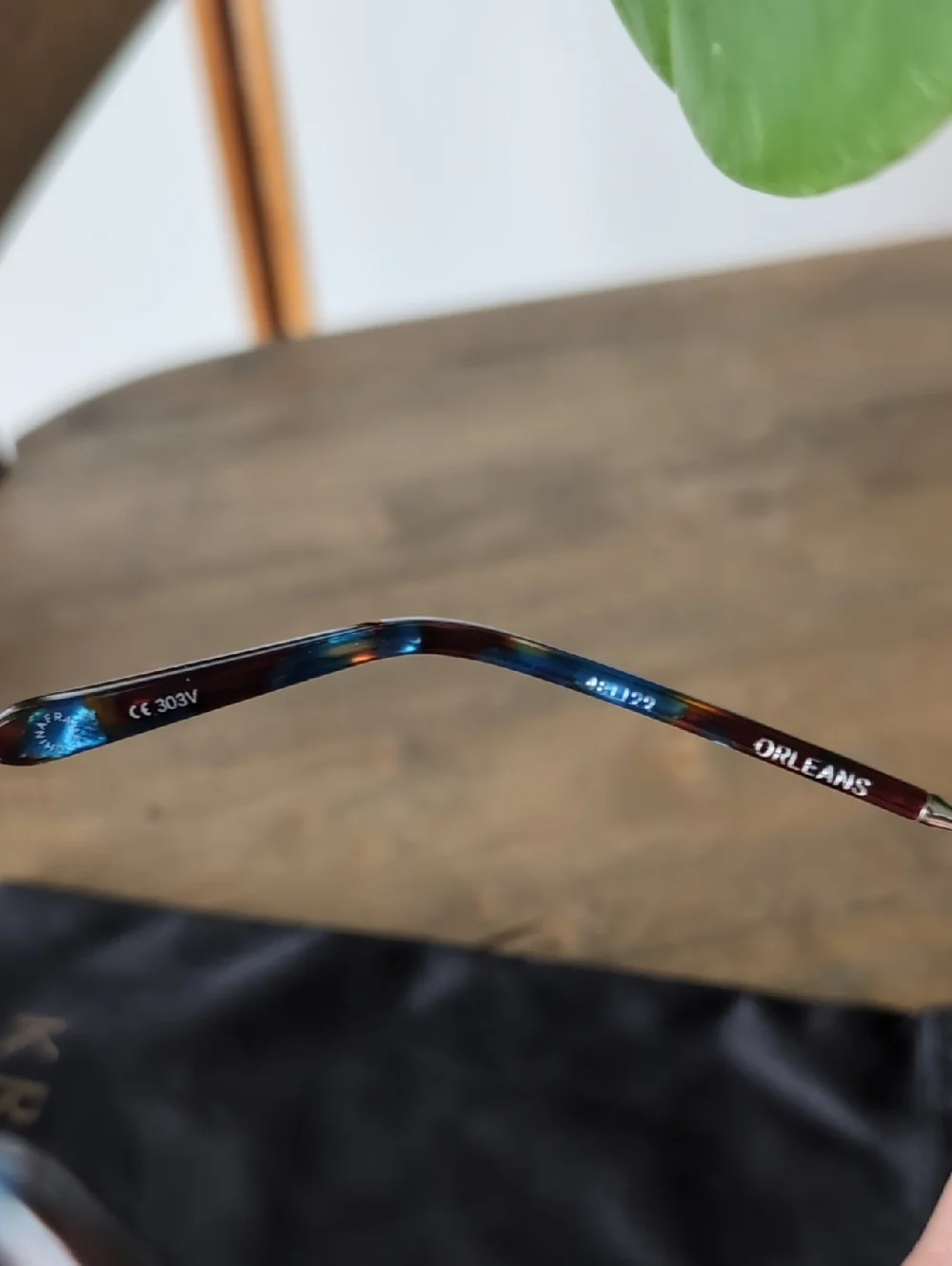 NWB Krewe Orleans Titanium Blue Steel Silver Mirror